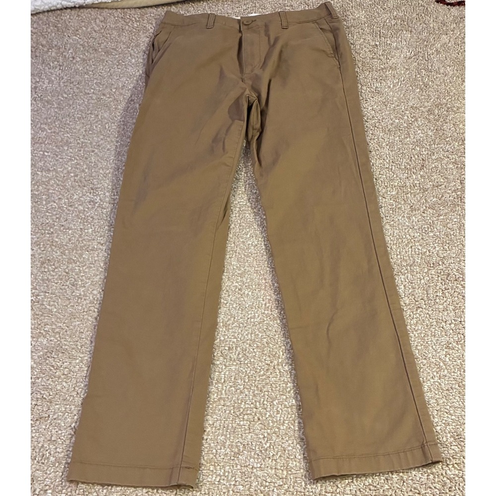 Hollister Slim Straight Chino Pants Khaki Men's 32x34 Casual